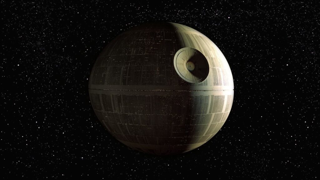 The Death Star from Star Wars A New Hope