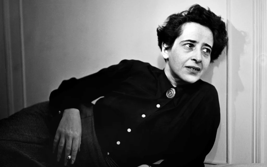 The writer and philosopher Hannah Arendt