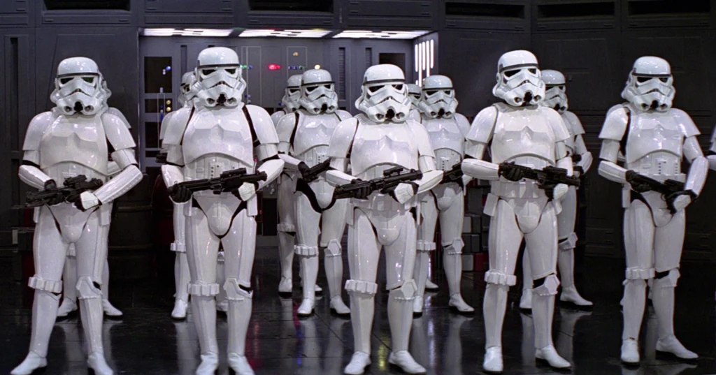 Stormtroopers from Star Wars A New Hope